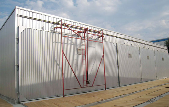 全鋁蒸汽木材烘干機